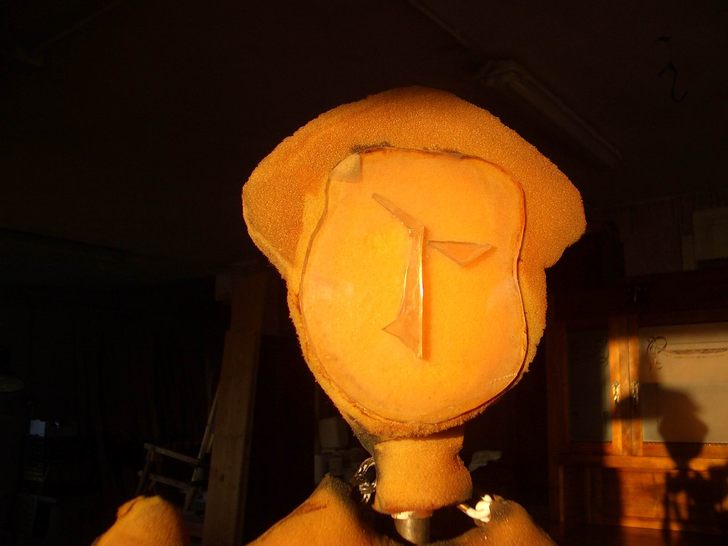 Personaggio 5 prima del restauro